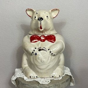 McCoy Vintage Pottery 1945 Bear Cookie Jar